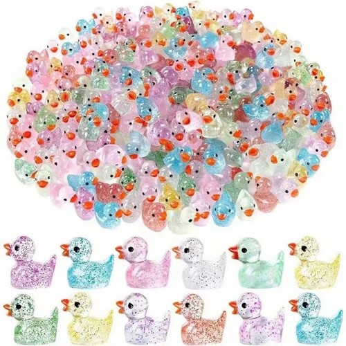 100pcs mini ducks colors - ducks,,