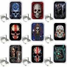 Skull Designs 1oz & 2oz Silver