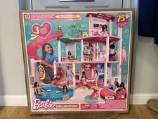 Barbie Dream house Play-set 3-Storey Dollhouse with furniture Accessories Toy 
