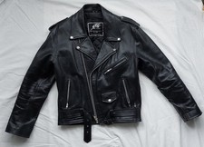 Men's Black JTS Biker Leather
