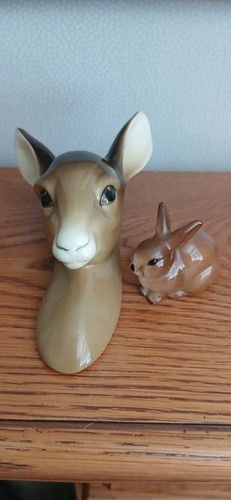 Deer head wall pocket - deer,