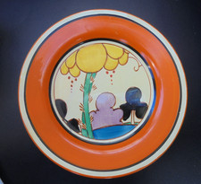 A Clarice Cliff  plate in