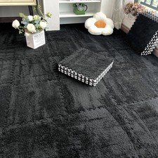 12/24PCS Plush EVA Foam Interlocking Carpet Tiles Squares Puzzle Floor Mats Soft