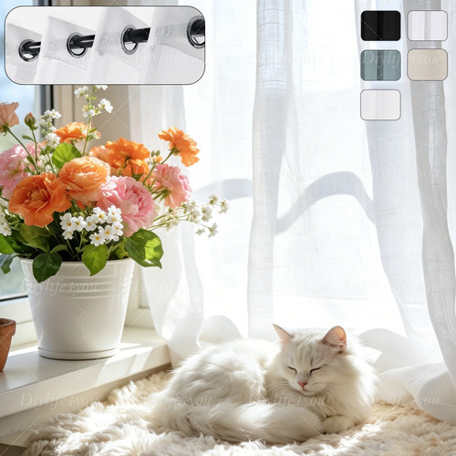 Panels voile curtains - of,
