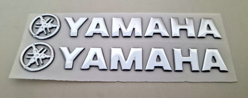Yamaha silver chrome 3d - yamaha, tank
