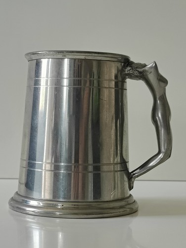 Tankard pewter with - tankard, nude