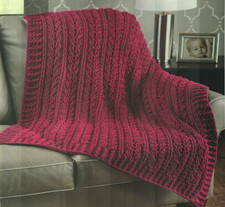 BETTINA BLANKET AFGHAN HOME DECOR CROCHET PATTERN INSTRUCTIONS