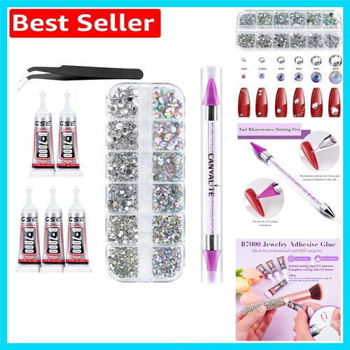 Crystal rhinestones set - crystal,
