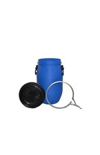 Open Top Plastic Storage Drum Barrel Keg With Lid 60 Litre Food Grade New