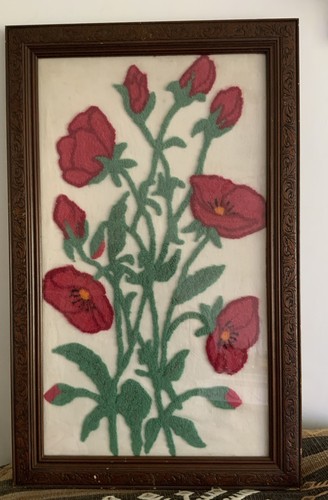 Antique large bunch poppies - bunch,