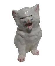 Royal Dux White Hissing Cat