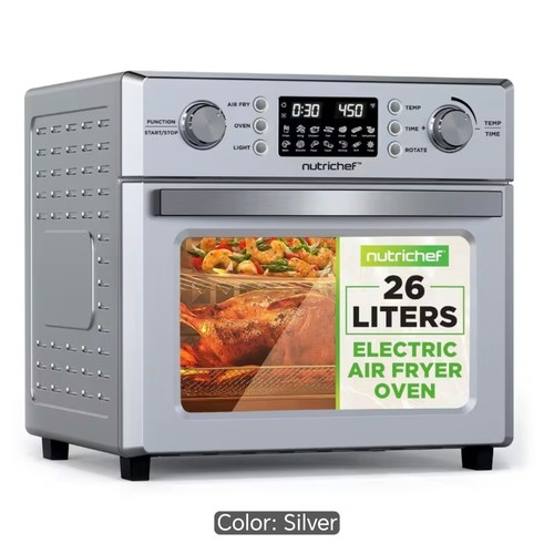 Nutrichef air fryer oven with - nutrichef,