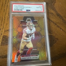 Christian McCaffrey 2023 Panini Mosaic Honeycomb PSA 10