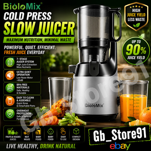Biolomix cold press juicer - press,