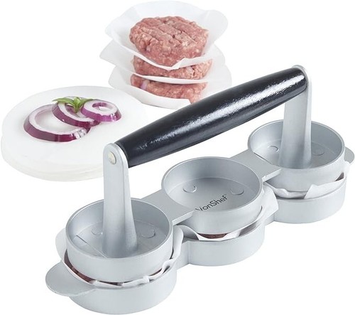 Vonshef triple mini burger - vonshef,