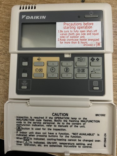 Daikin brc1d52 hard - hard, wired