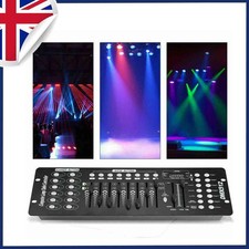 Stage Lighting Console Controller UK Plug 192CH DMX512 DJ Disco Xmas Party Light