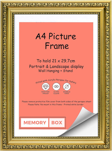 Gold ready hang or - a4, stand