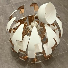IKEA PS 2014 Death Star Ceiling Pendant Light White Copper, Ø34 Cm