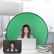 43" Green Screen Backdrop Pop-up Chair Round Background Protable Photography