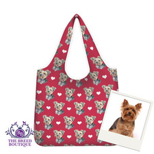 YORKSHIRE TERRIER SHOPPING BAG REUSABLE FOLDABLE WASHABLE LOVELY GIFT IDEA