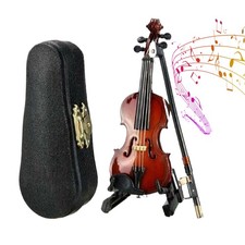 Playable Tiny Violin Figurine,The Worlds Smallest Miniature Musical Instrument`