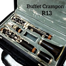 Buffet Crampon R13 Bb Clarinet Operation checked Grenadilla France w/ Mouthpiece
