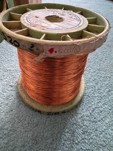 Enamelled copper wire magnet - copper, wire,