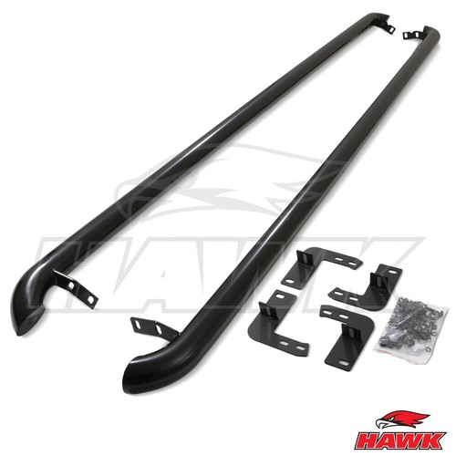 Black side nerf bars - black, for