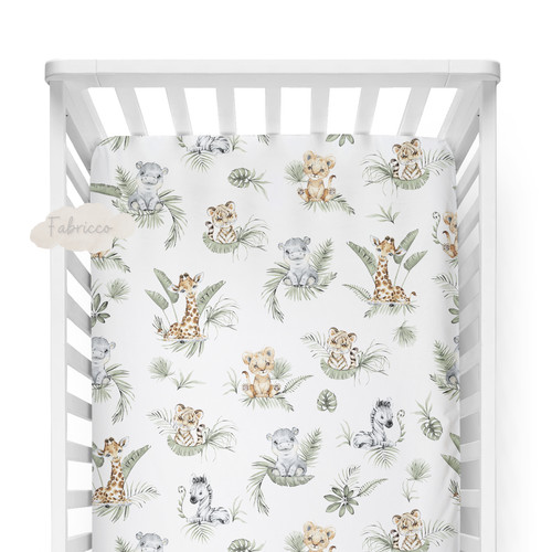 Safari animals baby cot - animals,