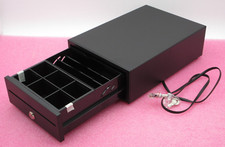NEW POS Cash Drawer RJ11 4 Notes 6 Coins 210 x 105 x 300mm Till Box with Keys