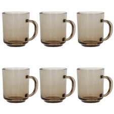 Glass Mugs Smoke Mug Brown
