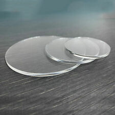 Round Clear Acrylic Discs Circle Laser Cut Plastic 2/3/4/5/6mm Thick