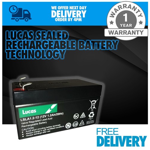 Lucas 12v 2ah rechargeable - 12v,