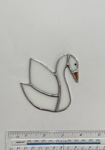 Stained glass swan sun - stained,
