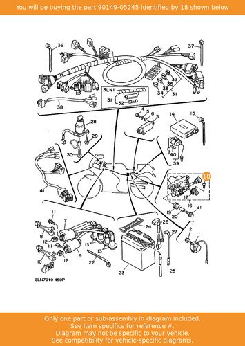 Yamaha screw 90149 05245 - yamaha, oem