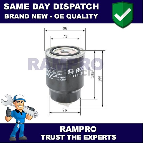 Rampro fuel filter - fuel, fits
