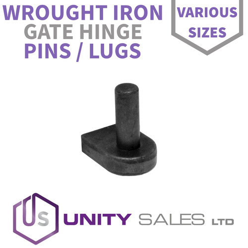 Wrought iron gate hinge pins - wrought, /