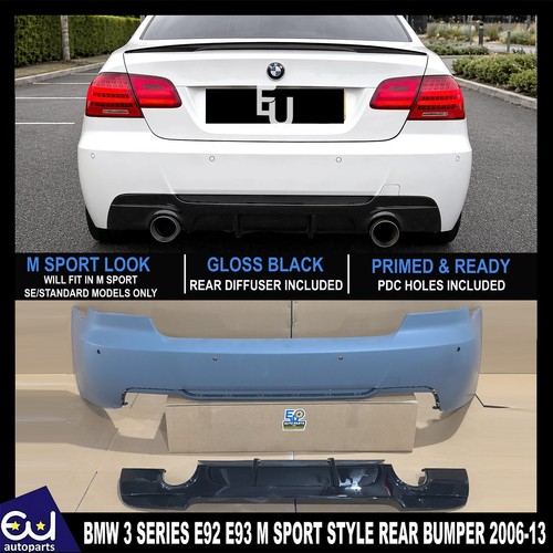 Sport style rear bumper - m,