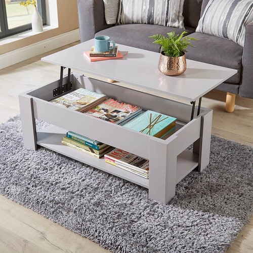 Grey wooden coffee - wooden,