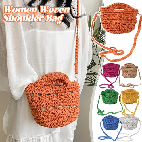 Women bag woven shoulder - bag,