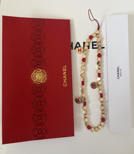 Chanel red phone - phone, keyring