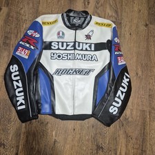 Rare* Leather Suzuki Motorbike