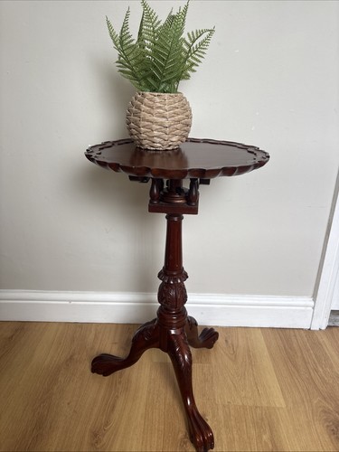 Mahogany flip table with - mahogany, pie