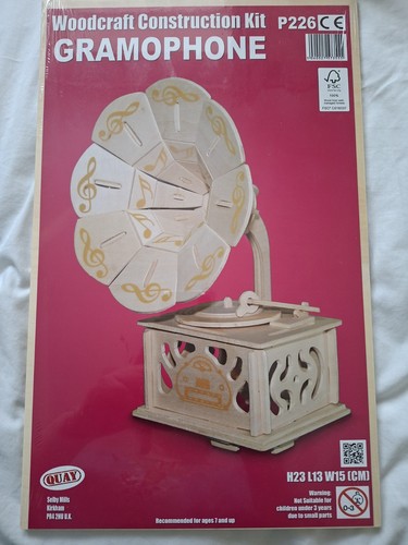 Gramophone woodcraft - gramophone,