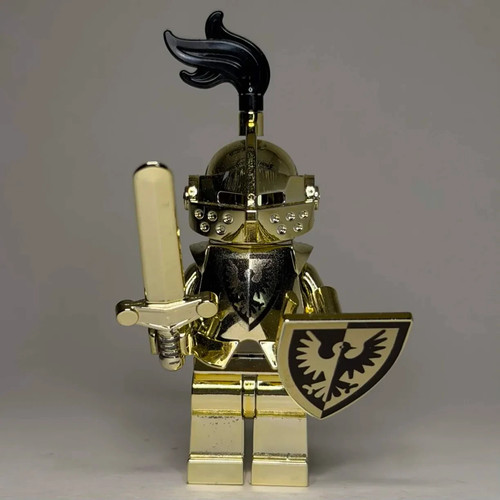 Lego chrome gold knight - gold,