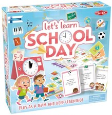Tactic Let's Learn School Day Board Game