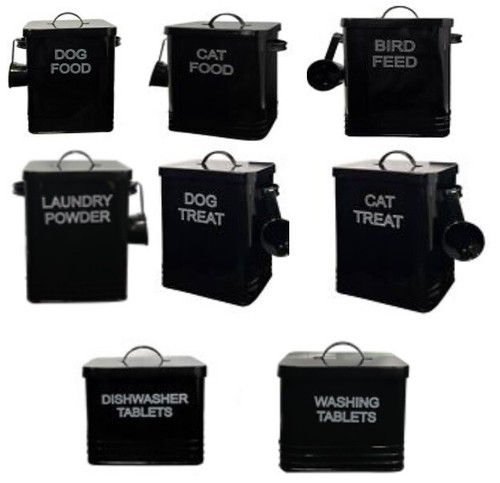 Black storage laundry powder - black,