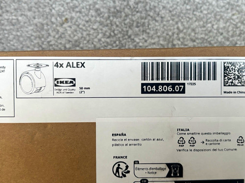 Ikea alex caster - caster, wheels