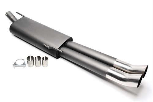 Sport exhaust 2x76mm - 2x76mm, high